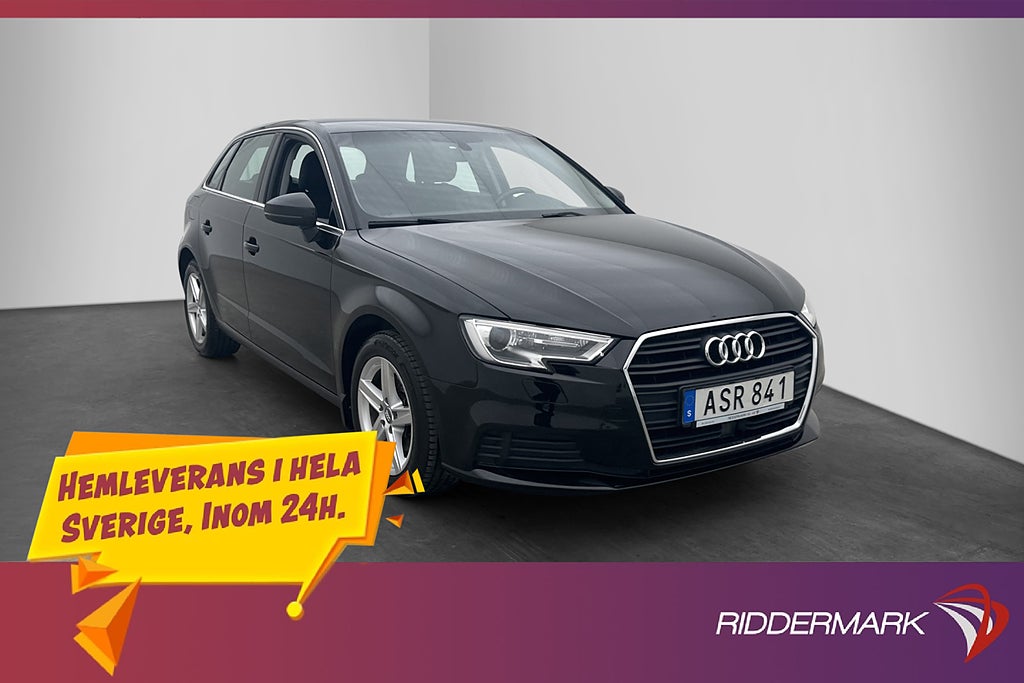 Audi A3 Sportback TFSI 150hk Proline Adaptiv-Fart Sensorer