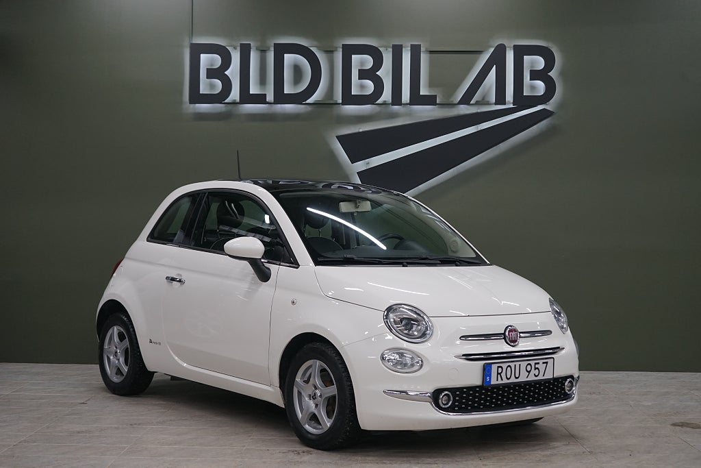 Fiat 500 1.2 8V Lounge NYBES NYSERV KAMBYTT PANORAMA 69HK