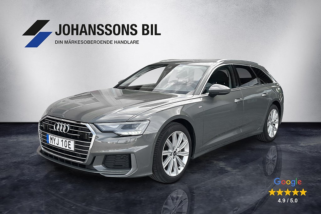 Audi A6 Avant 40TDI Quattro S-Line Värmare Kamera Drag Navi