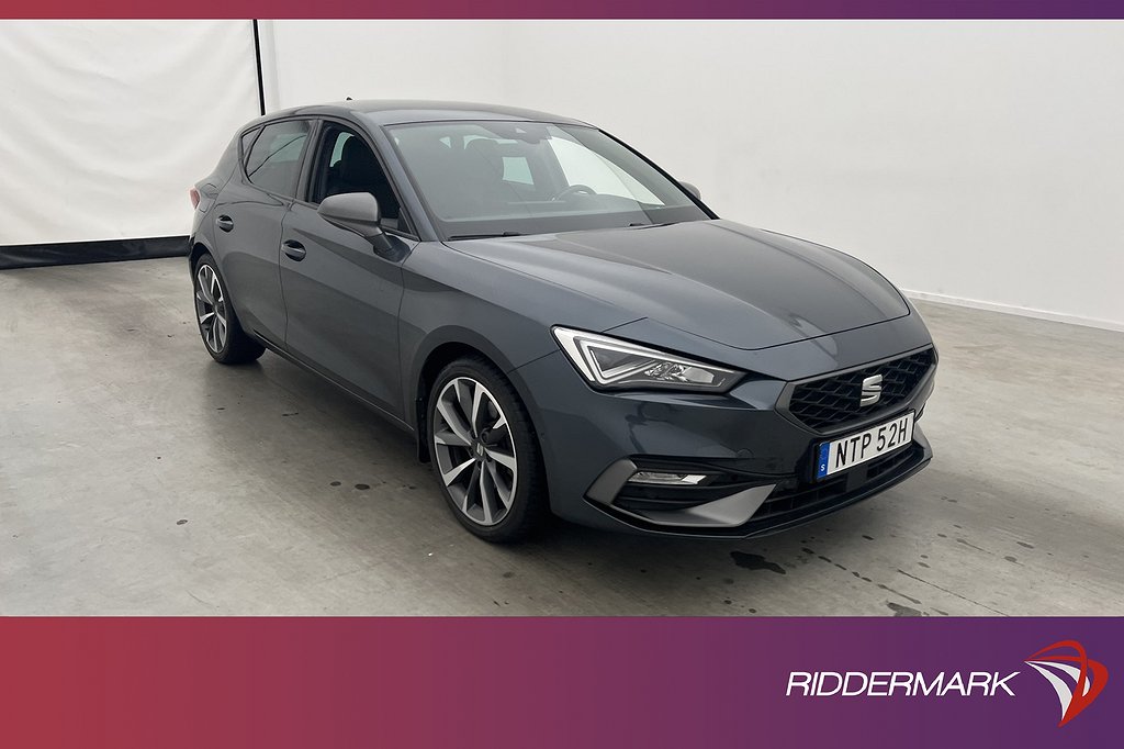 Seat Leon 1.5 eTSI 150hk FR Cockpit Kamera Navi Rattvärme