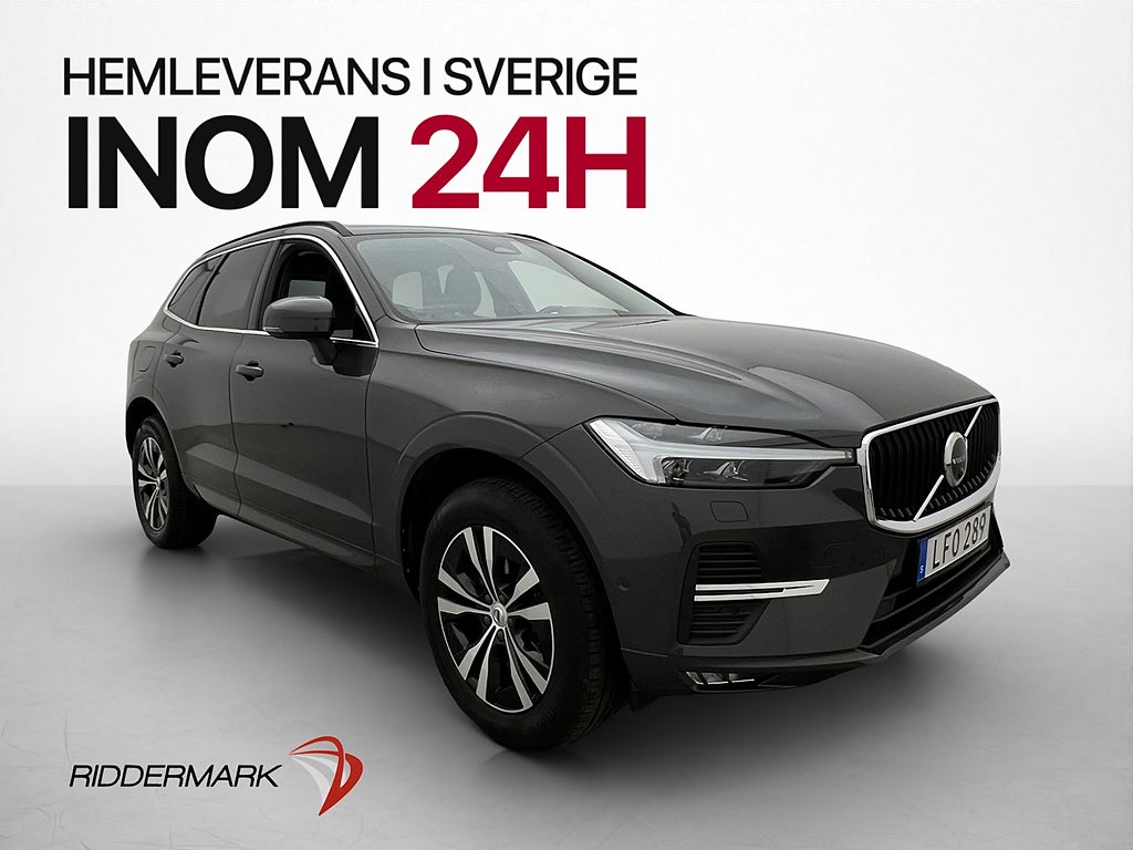 Volvo XC60 B4 197hk AWD Momentum Adv. 360° Skinn Drag Navi