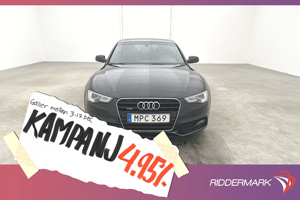 Audi A5 Sportback TDI Q 190hk Prol 4,95% Ränta