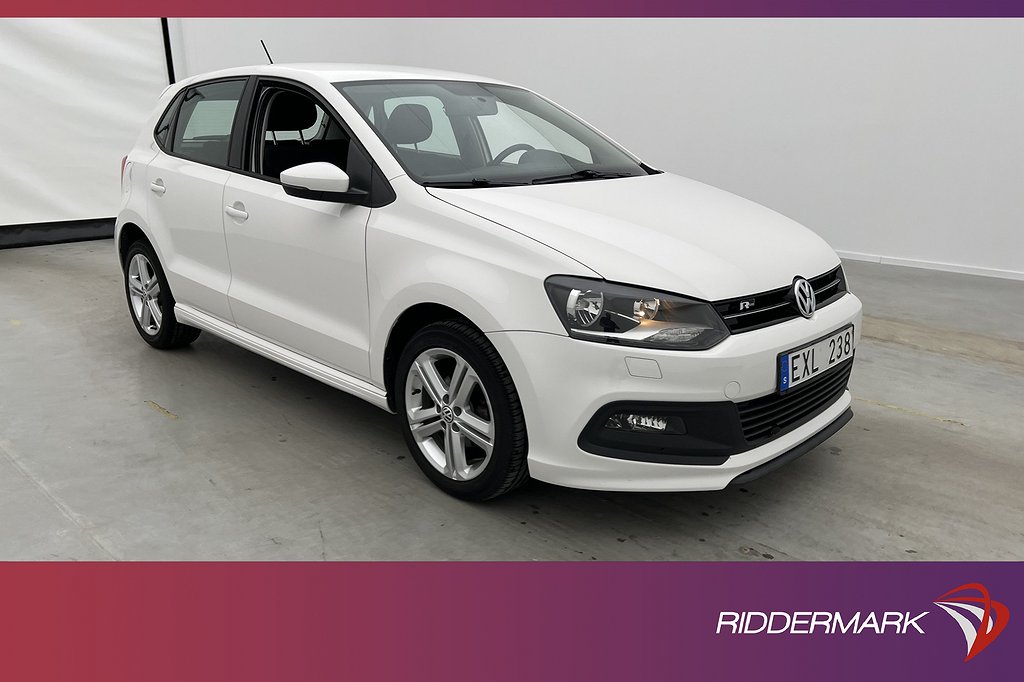 Volkswagen Polo 1.2 TSI 90hk R-Line M-Värmare 1 Brukare