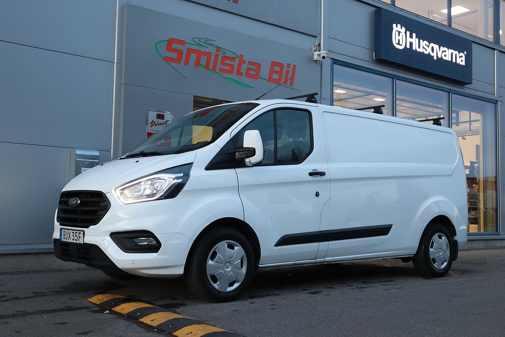 Ford Transit Custom 300 2.0 L2 LÅNG DRAG D-VÄRM MOMS 130hk