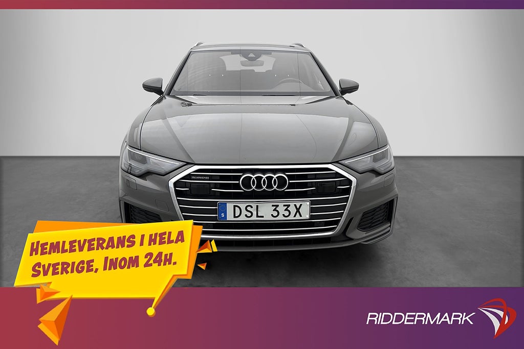 Audi A6 40 TDI S Line Cockpit Värmare Navi Kamera SV-Såld