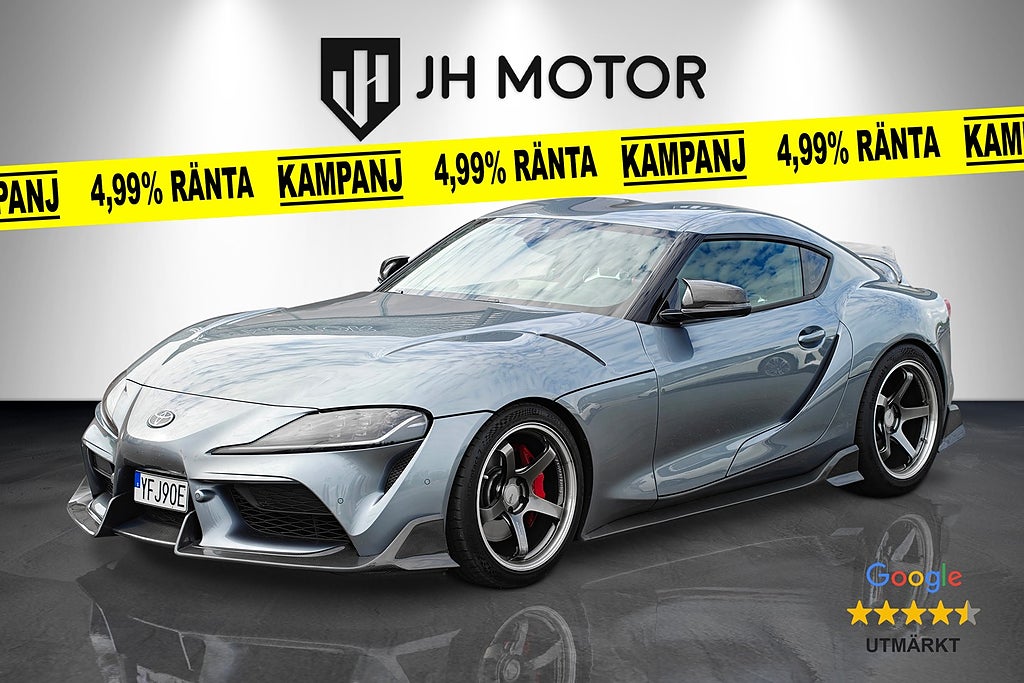 Toyota Supra 3.0l GR Premium 460hk 19" ADVAN Racing/REMUS/