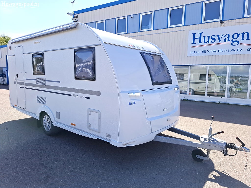 Adria ALTEA 432PX Dubbelbädd, Markis, Förtält