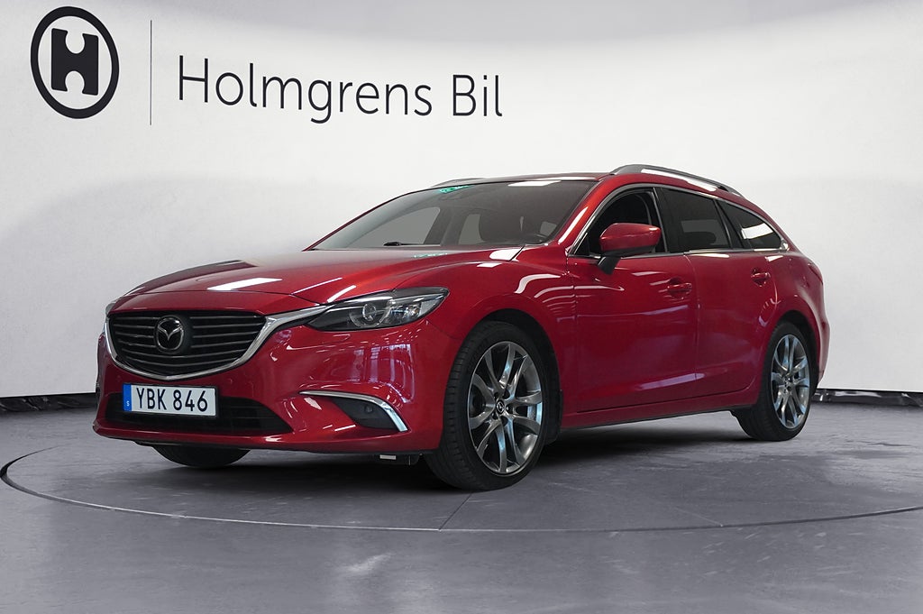 Mazda 6 Wagon 2.5 Skyactiv-G 192hk Dragkrok | Ränta 2,99%