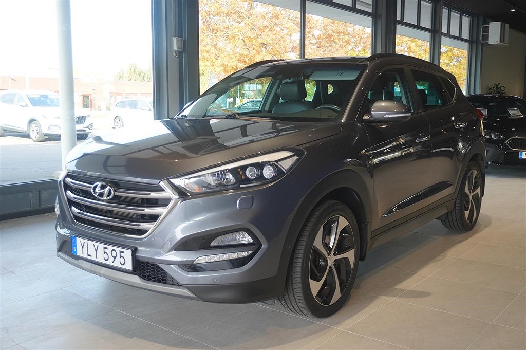 Hyundai Tucson 1.6 T-GDi 4WD DCT 177hk Automat Navigation Dragkrok Panorama Bac