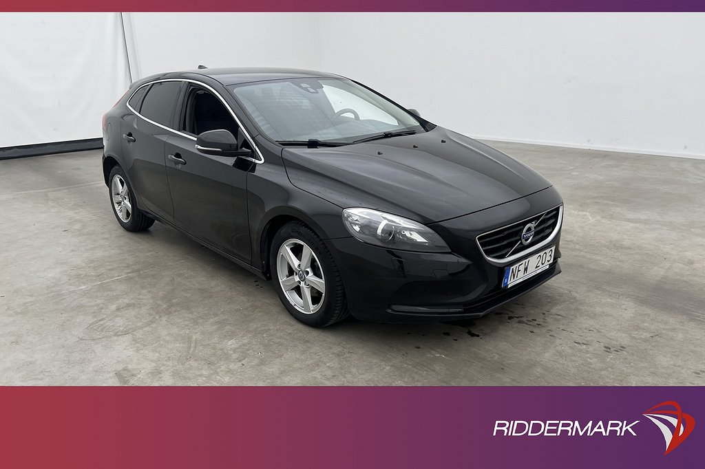 Volvo V40 D2 115hk Momentum VOC Värmare Halvskinn Välservad