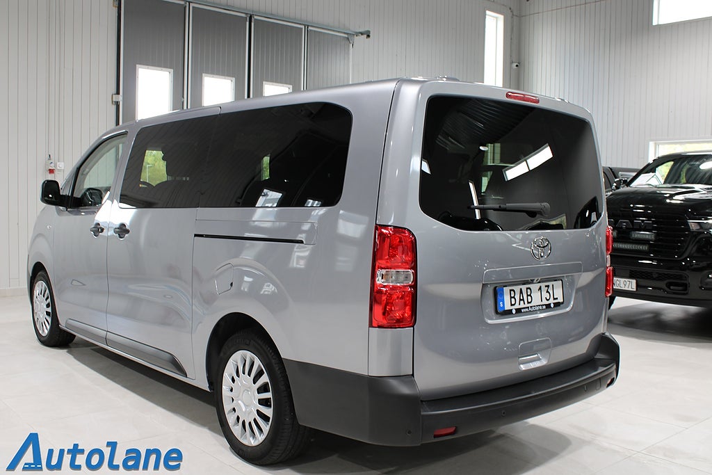 Toyota Proace Verso 2.0 D-4D 9-Sits,Cockpit,Värmare,360°,CarPlay, 177hk