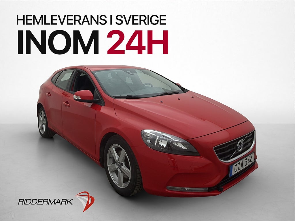 Volvo V40 D2 115hk Kinetic M/K Värmare Bluetooth Sätesvärme