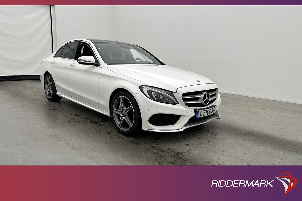 Mercedes-Benz C 220 d 170hk AMG Line Pano Skinn Sensorer