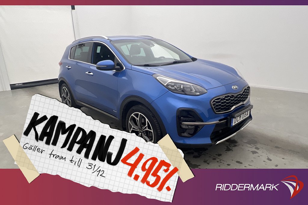 Kia Sportage 1.6 AWD 177hk GT-Line JBL Skinn 4,95% Ränta