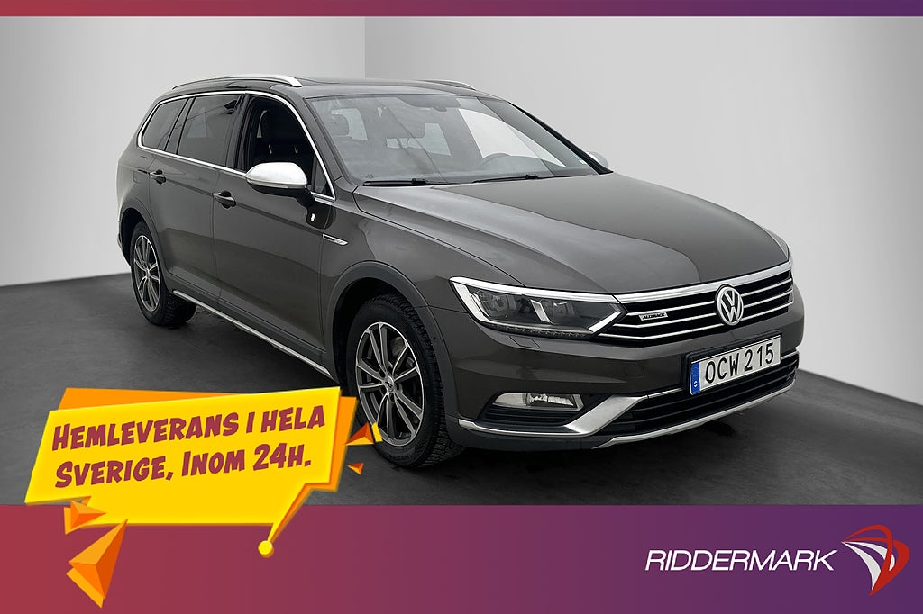 Volkswagen Passat Alltrack 2.0 TDI 4M GTS Pano Skinn 240hk