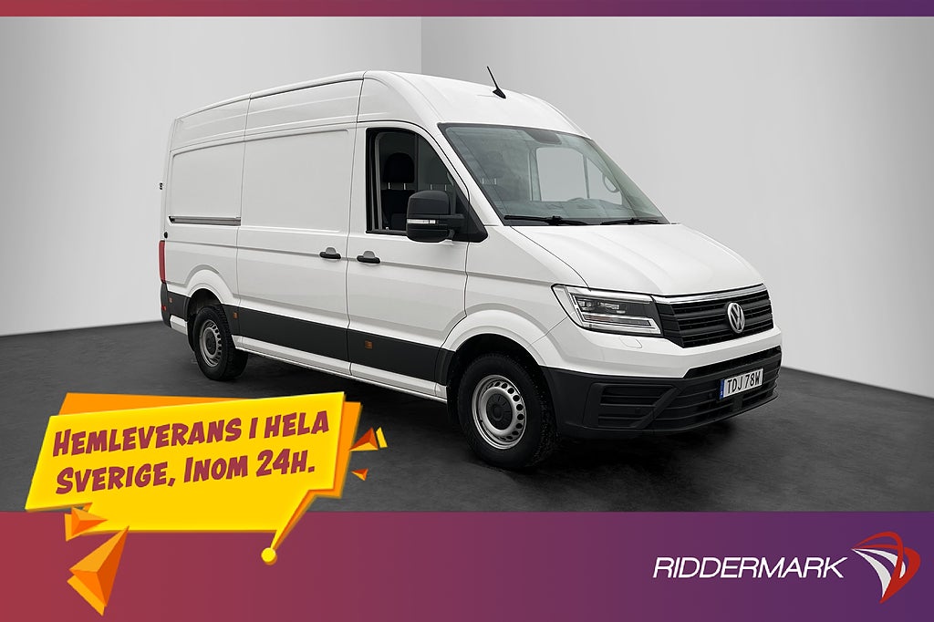 Volkswagen crafter 177hk L2H2 Värmare Dragkrok B-Kamera Moms