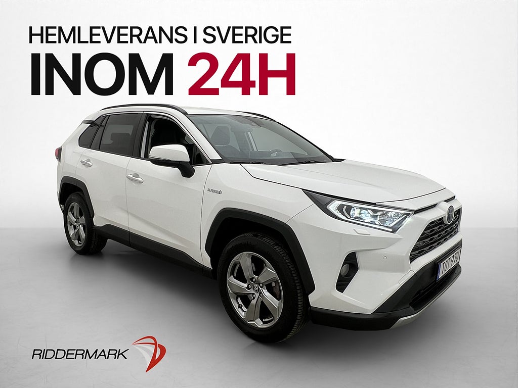 Toyota RAV4 Hybrid AWD 222hk B-Kamera Drag Skinn Navi