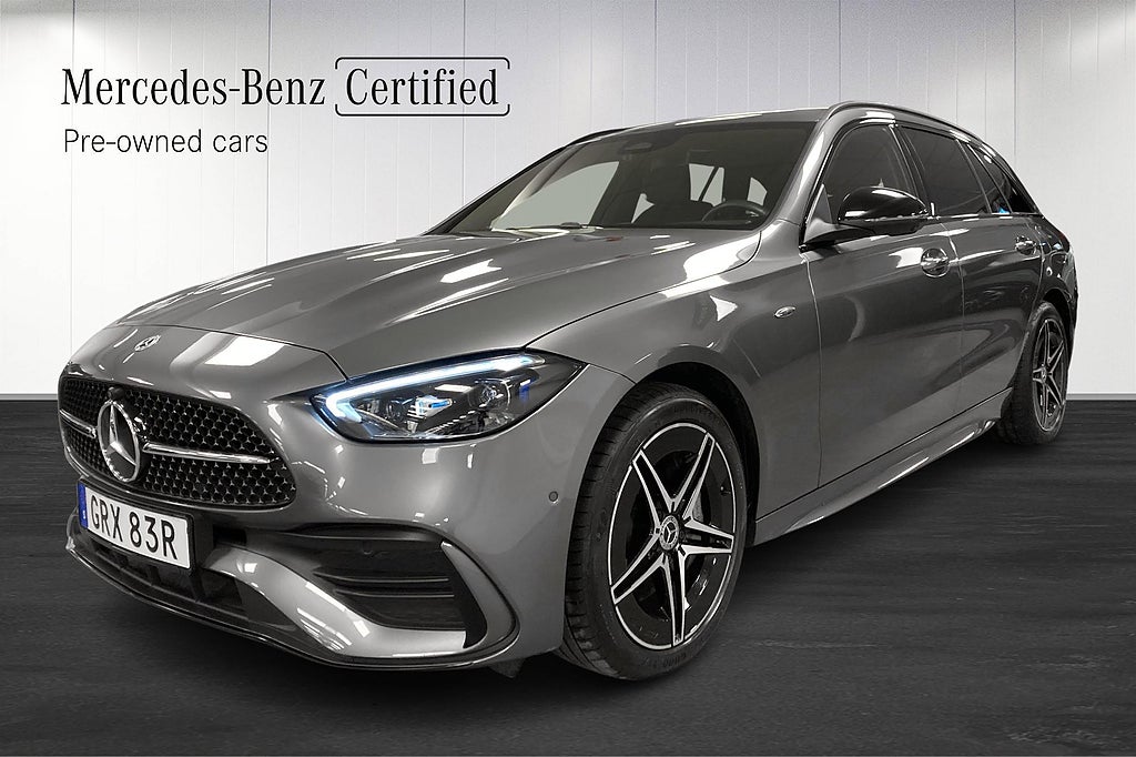 Mercedes-Benz C300 e 300 T e AMG Nightpack Burmester Drag 360 kamera 