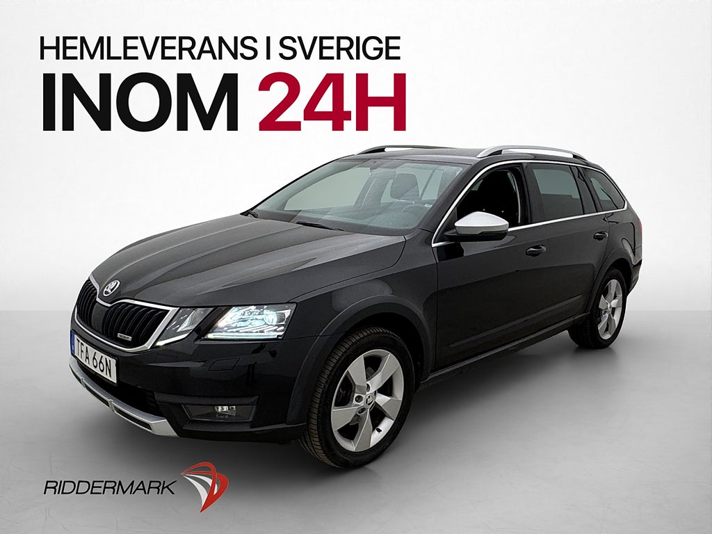 Skoda Octavia Scout 150hk 4x4 Värmare Cockpit Canton Drag