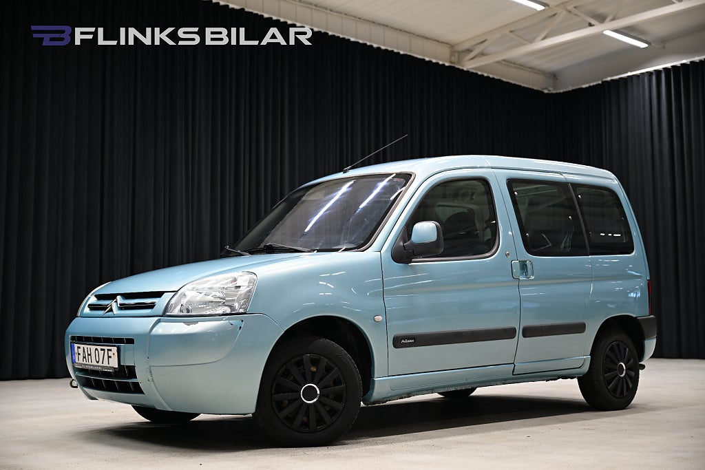 Citroën Berlingo Kombi 1.4i 75HK Dubbeldörr|5-Sits|Drag|