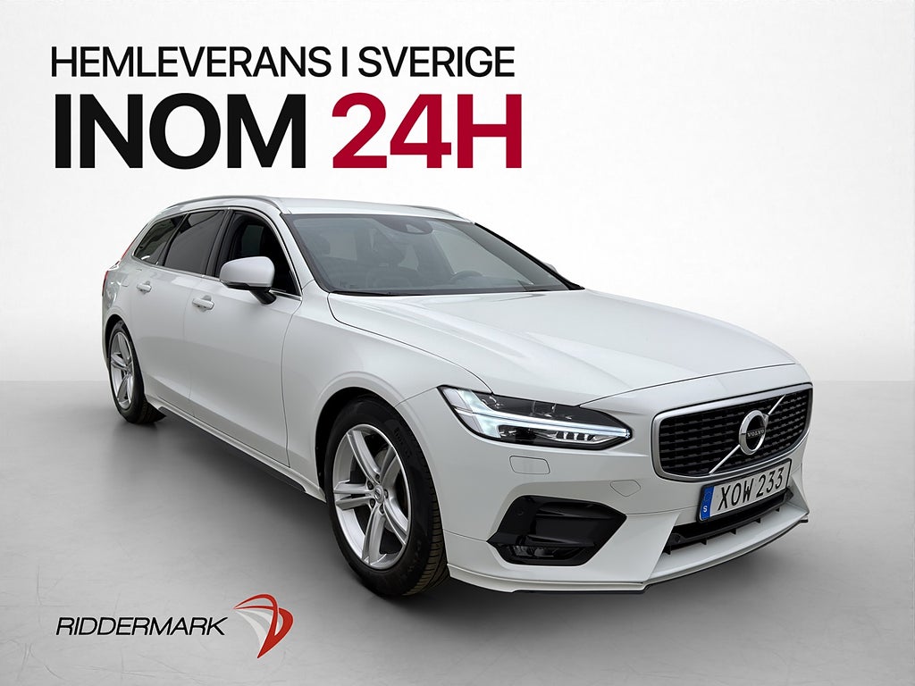 Volvo V90 Polestar D4 R-Design B&W Värmare VOC Navi Dragkrok