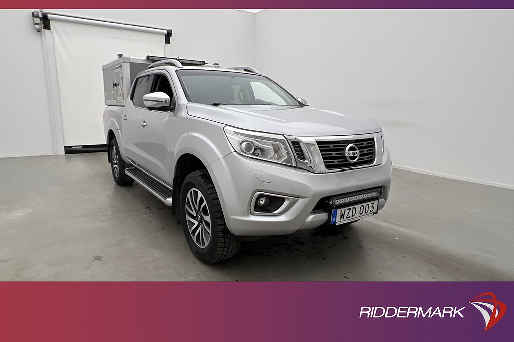 Nissan Navara Tekna 2.3 4WD Värmare Drag Diff Skinn HUNDKÅPA