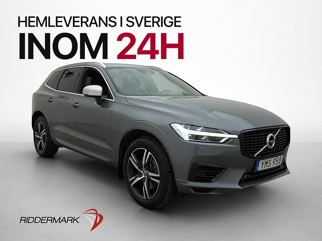 Volvo XC60 T8 AWD 392hk R-Design Pano HUD 360° Värmare Drag