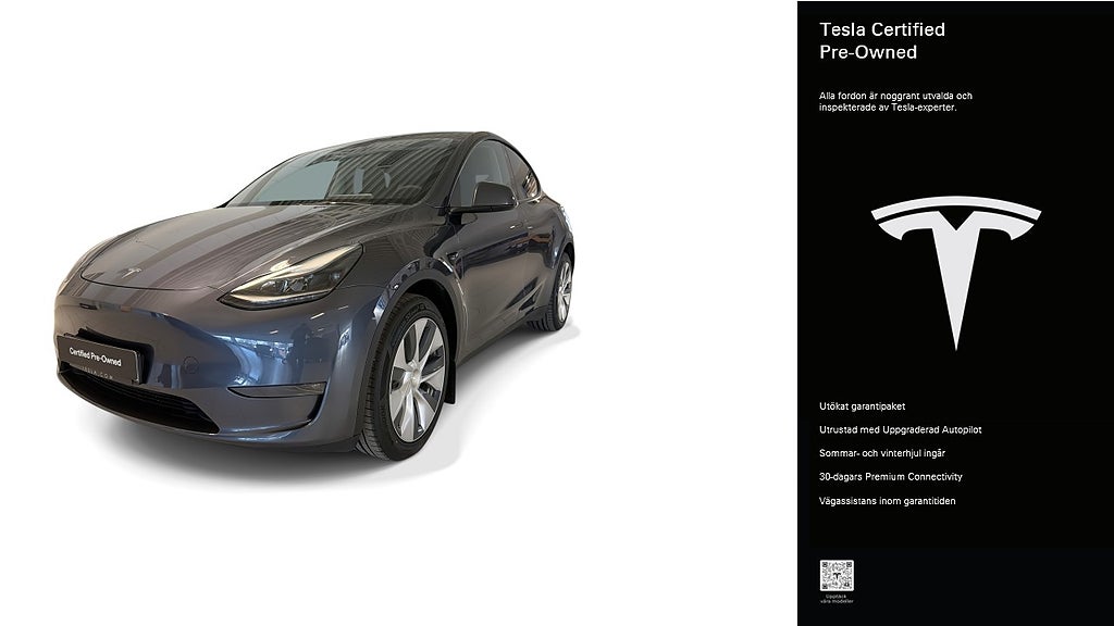 Tesla Model Y Long Range AWD Certified Pre-Owned 3,84% ränta