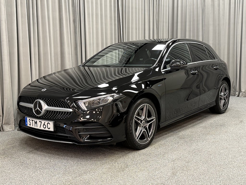 Mercedes-Benz A 250 e 218HK AMG DCT Värmare/Navi/Adaptiv Farth