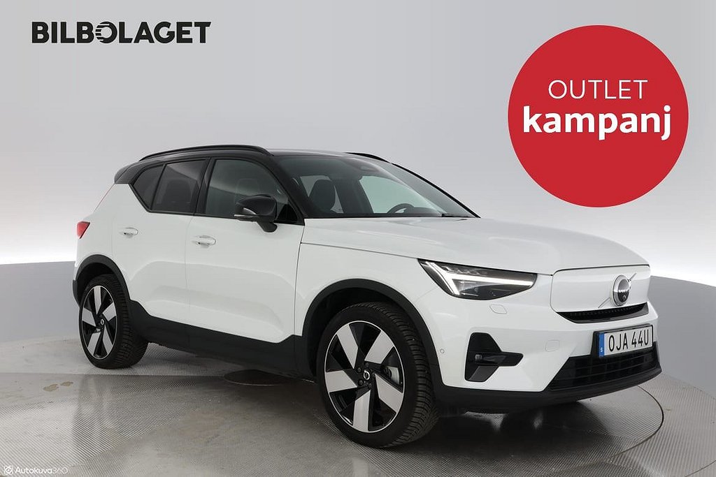 Volvo XC40 Recharge Single Motor Extended Range Ultimate DEMO 360kamera, Dr