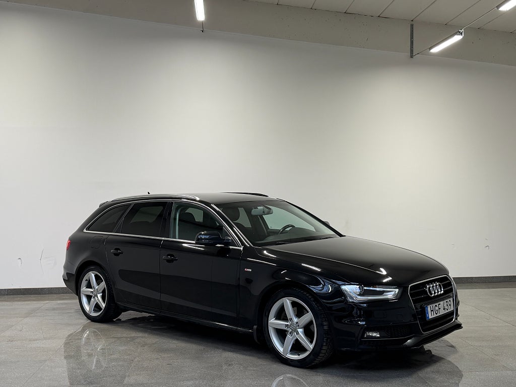 Audi A4 Avant 2.0 TDI S-Line D-värmare Drag 6-vxl Eu6 150hk 