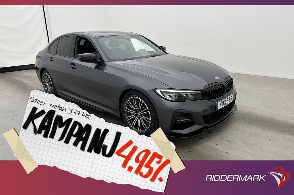 BMW 330 e xDrive 292hk M Sport Kamera HiFi Drag 4,95% Ränta