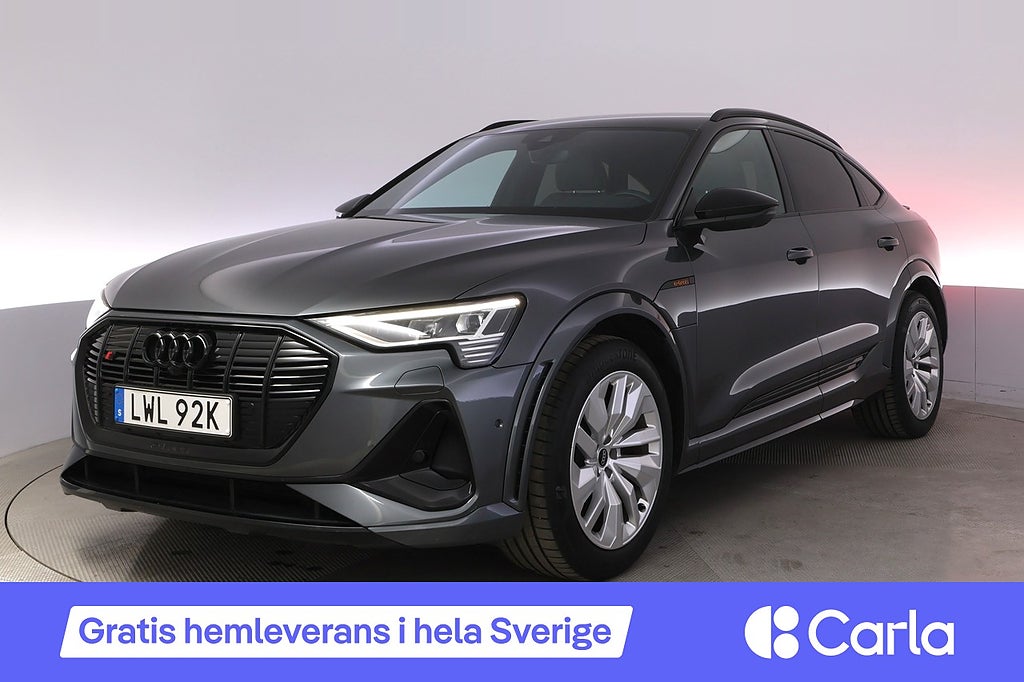 Audi E-Tron S Sportback 503hk quattro Läder Elstol 360 4.99%