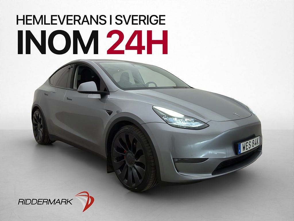 Tesla Model Y Performance Drag Autopilot SV-Såld