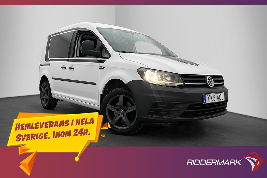 Volkswagen Caddy 1.4TSI Värmare Farthållare Bluetooth MOMS