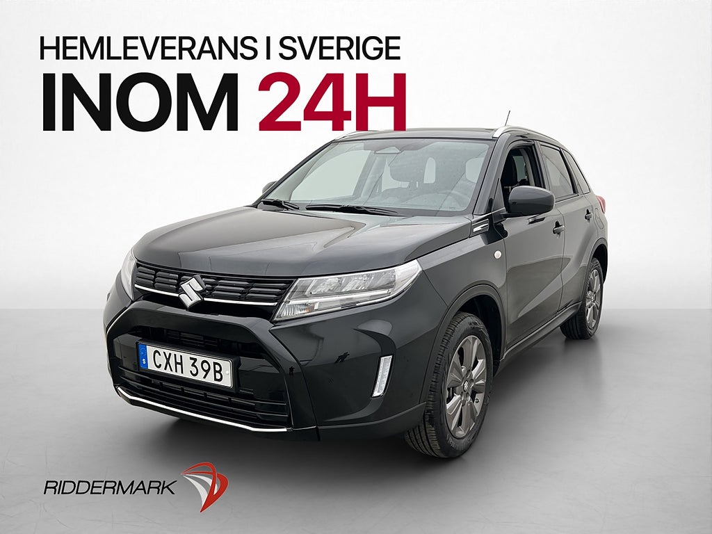 Suzuki Vitara Hybrid CarPlay Kamera Navi Sensorer Låga-mil