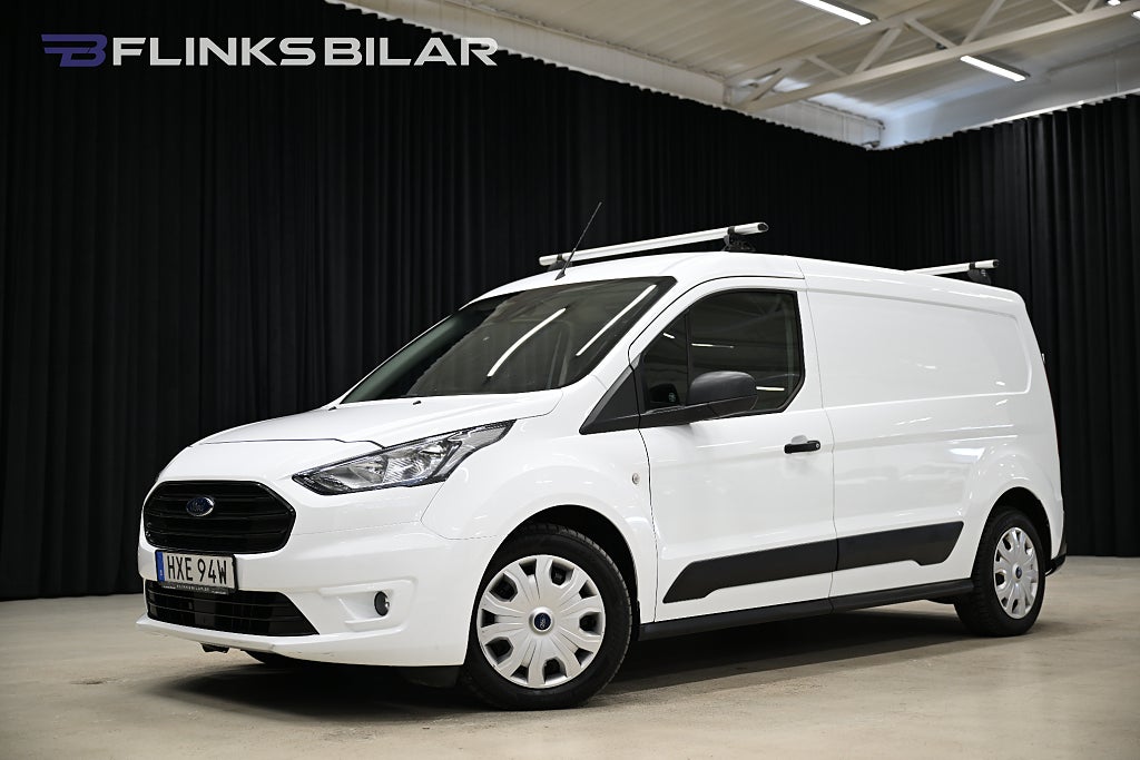 Ford transit Connect 100HK Inredd|Dubbelgolv|Drag|Värmare|Backkamera