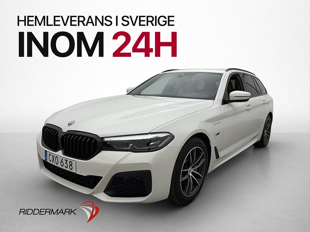 BMW 530e xDrive M-Sport 0,22l/mil Drag 360° Navi H/K Kamera