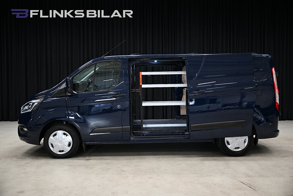 Ford transit Custom 105HK L2|Inredd|Drag|Värmare|Backkamera|Leasbar
