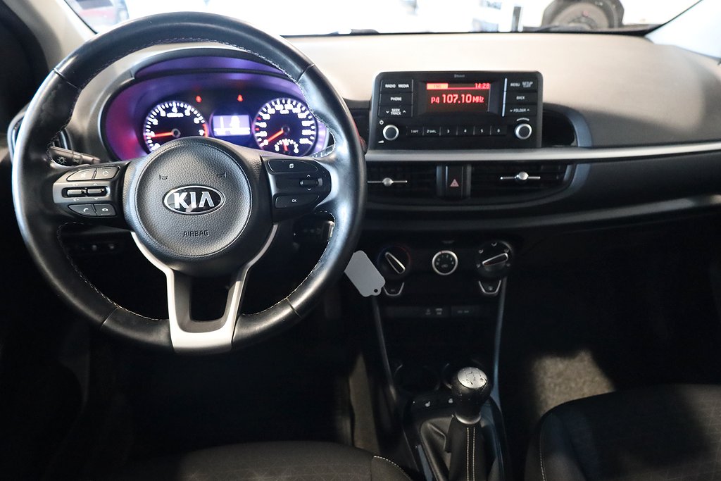 Kia Picanto 1,0 MPI 67HK Advance PDC Blåtand 2018