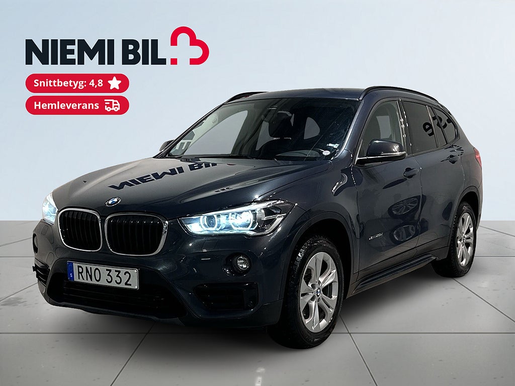 BMW X1 xDrive20d Sport Kamera Drag Mvärm Rattvärme S/V-hjul