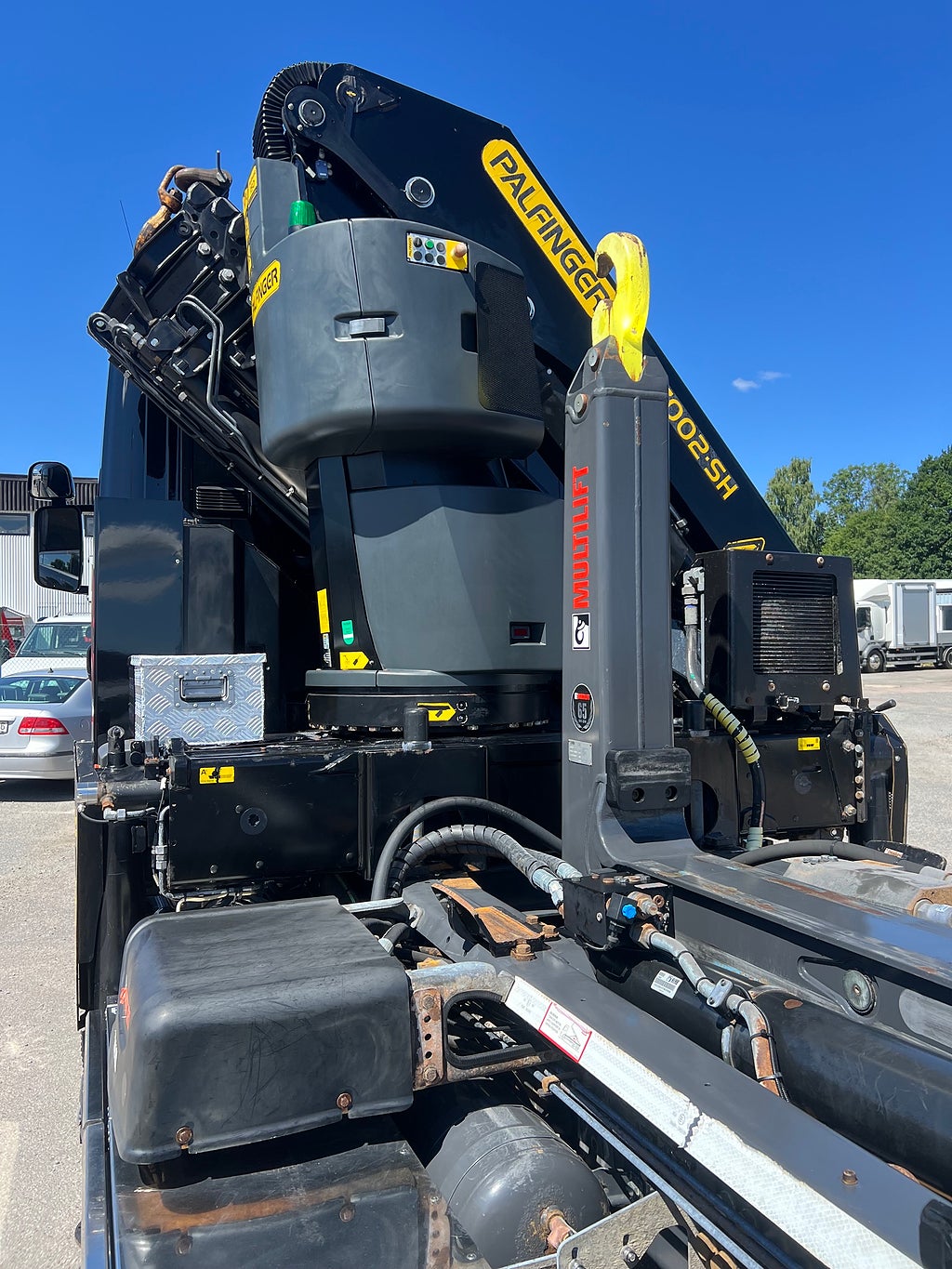 Scania R490 8x4*4 Tridem Kranväxlare, Palfinger 27002 Kran