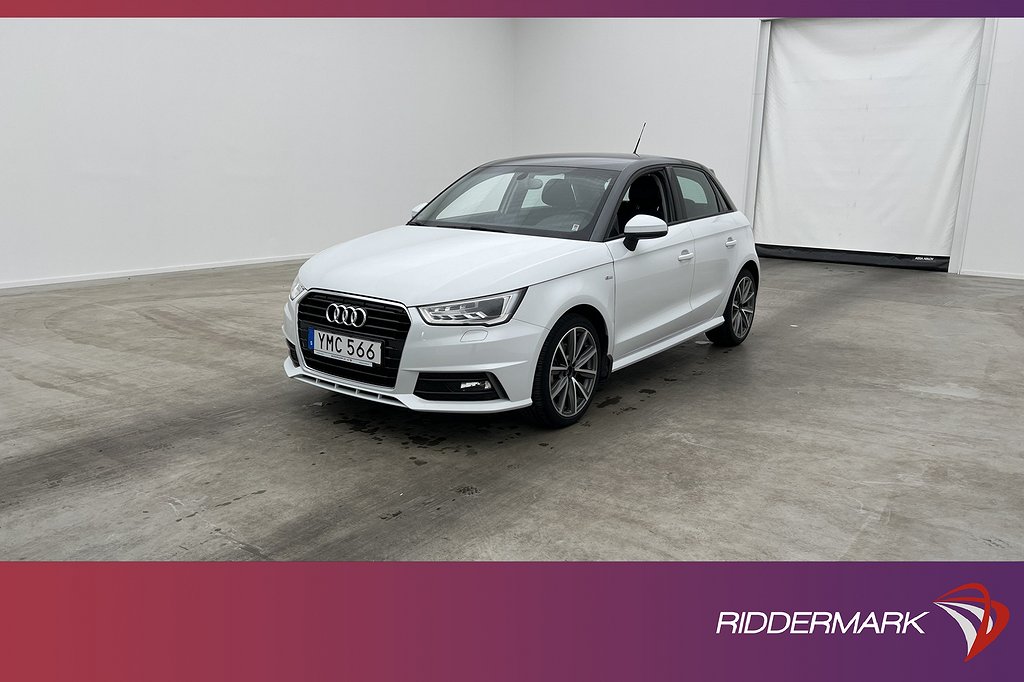 Audi A1 Sportback 1.4 TFSI 125hk S-Line En-Brukare Bluetooth