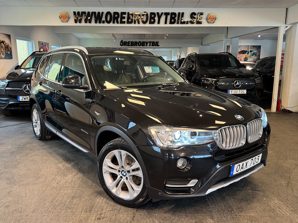 BMW X3 xDrive20d Steptronic xLine Drag läder B-kamera 190hk