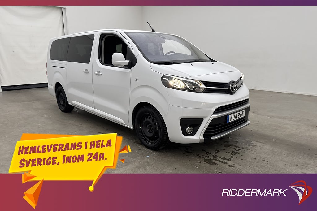 Toyota ProAce Verso Extra Lång 2.0 144hk PDC 9-Sits MOMS