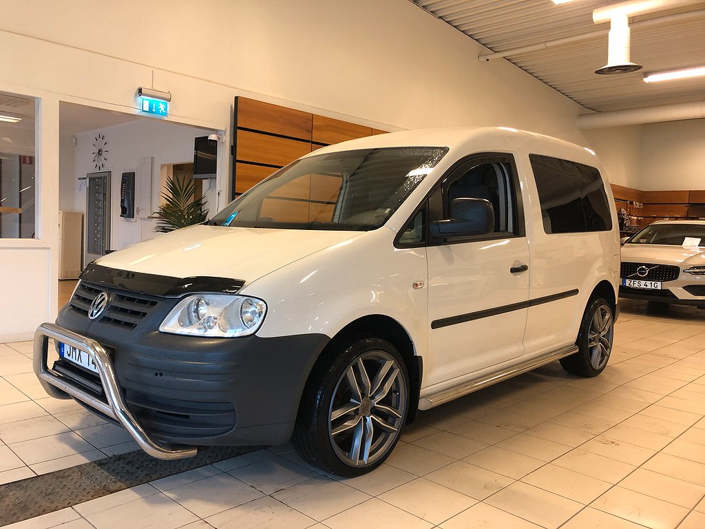 Volkswagen Caddy Kombi 5-Sits 1.9TDI Kamrembytt Värmare Drag 