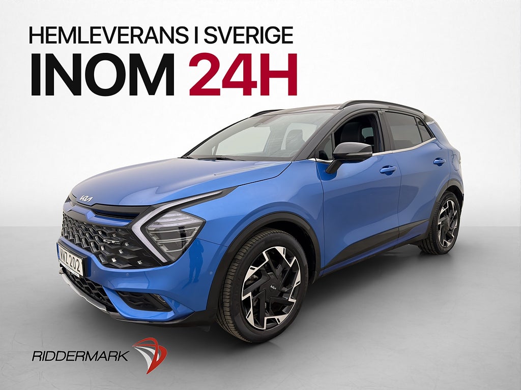 Kia Sportage PHEV 265hk GT-Line CarPlay  Panorama H/K 360°