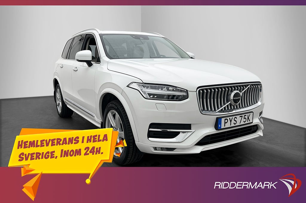 Volvo XC90 B5 AWD Inscription Panorama Värmare H/K 360° VOC