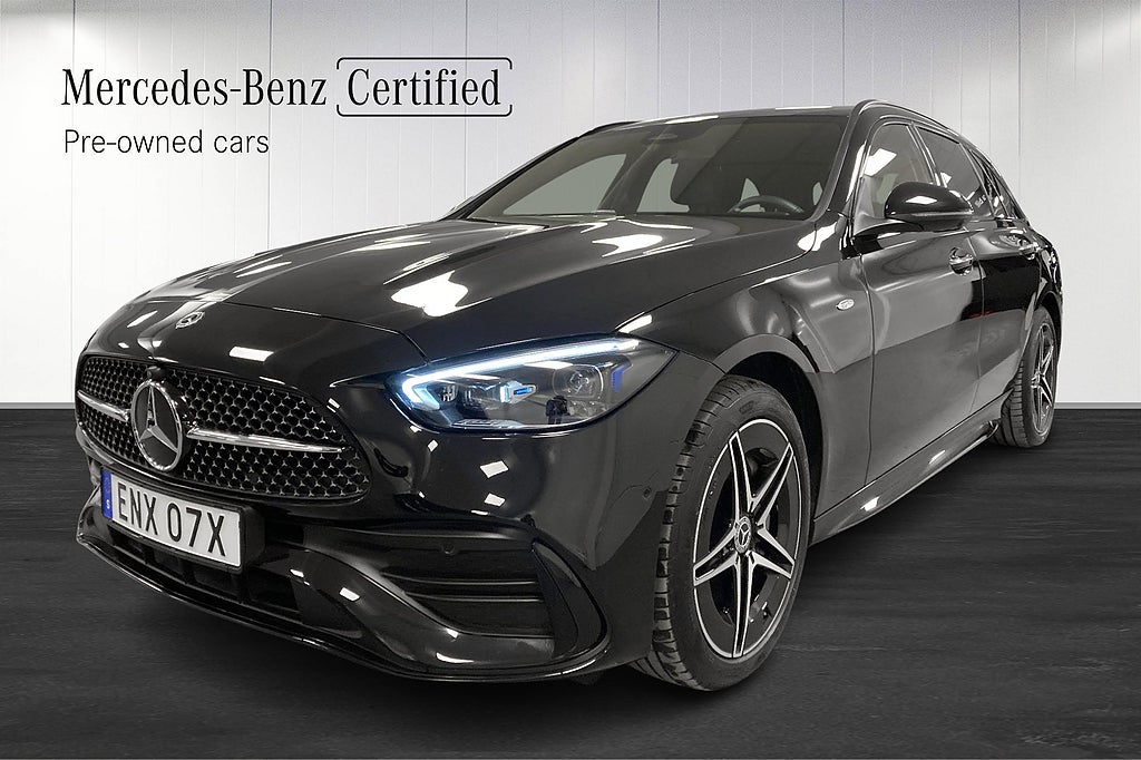 Mercedes-Benz C300 e 300 T e AMG Advanced Nightpack 360 kamera Carplay Drag