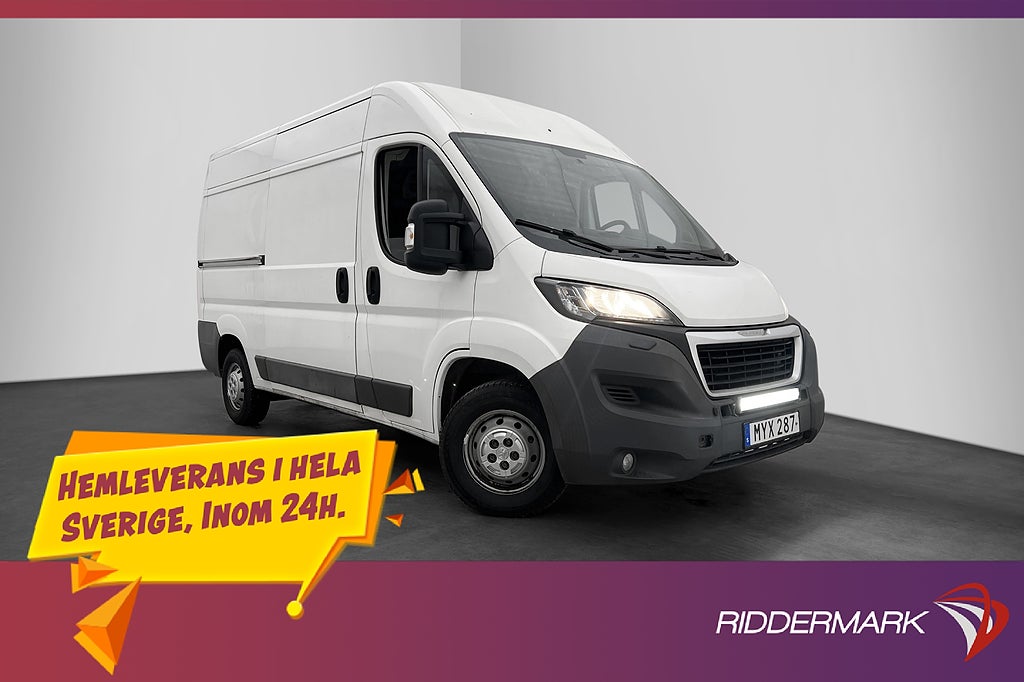 Peugeot Boxer L2H2 2.2HDi 150hk Värmare Drag B-Kamera Moms